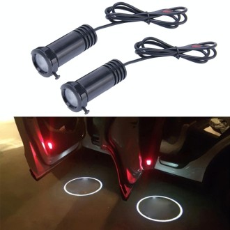 Car Door LED Laser Welcome Decorative Light, LED Laser for Peugeot Logo (Pair)