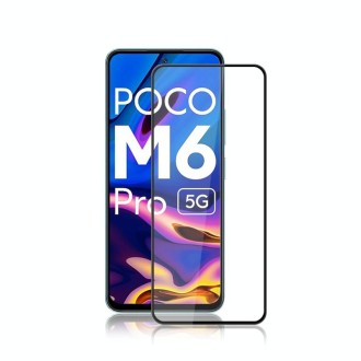 For Xiaomi Poco M6 Pro 5G mocolo 2.5D Full Glue Full Cover Tempered Glass Film