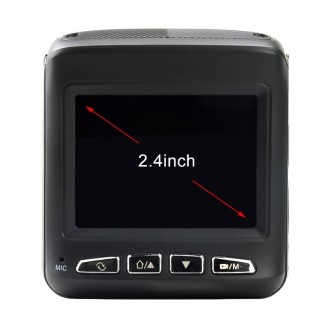 X7 HD 720P 2.4 inch Video Camera Recorder DVR + Radar Detector, SQ Program, Support G-sensor / Night Vision