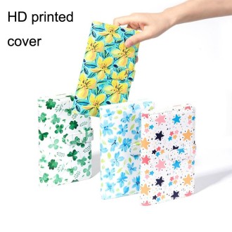 CAIUL 3 Inch PU Photo Album Large Capacity Business Card Holder Photo Storage Book(flowers)