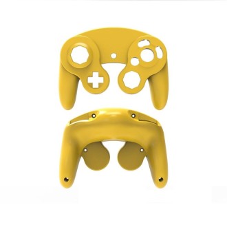 2 PCS Game Single Point Handle Shell Replacement Shell Handle Repair Parts For Nintendo NGC(Yellow)