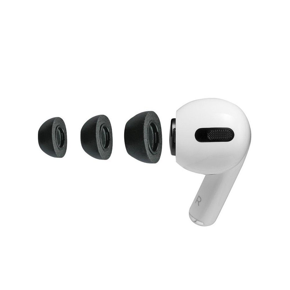 ZS0164 Slow Rebound Foam Earmuffs for AirPods Pro, Size: M (Black)