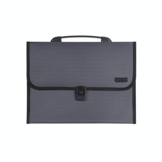 Deli 5556 13-Grid A4 Folder Business Document Business Package Meeting Package(Gray)