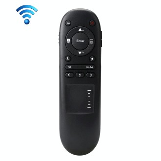 VIBOTON 504T 2.4GHz Laser Pens Wireless RF Remote Control Laser Presenter Pointer for Power Point PPT with Touchpad Air Mouse fo