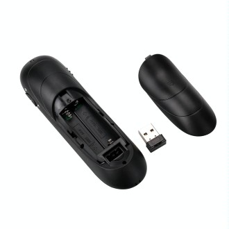 VIBOTON 504T 2.4GHz Laser Pens Wireless RF Remote Control Laser Presenter Pointer for Power Point PPT with Touchpad Air Mouse fo