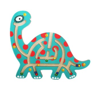 3 PCS Magnetic Ball Maze Children Early Education Intellectual Toys(Brontosaurus)