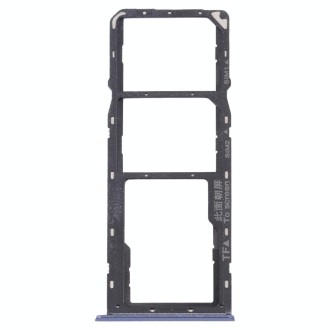 For OPPO Realme Narzo 20  SIM Card Tray + SIM Card Tray + Micro SD Card Tray (Blue)