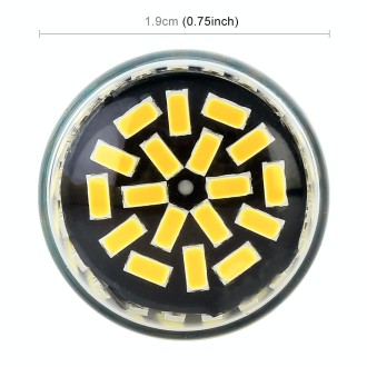 2 PCS 1156 / BAU15S DC12V / 18W / 1080LM Car Auto Turn Lights with SMD-3014 Lamps (White Light)