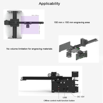 NEJE 3 USB DIY Laser Engraving Machine