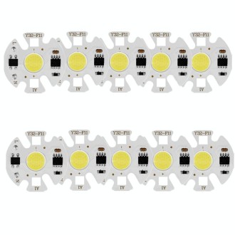 10 PCS COB LED Light Chip AC 220V LED Bulb Light Intelligent IC Driver Bulb Light DIY Spotlight Downlight Chip Outdoor Flood Lig