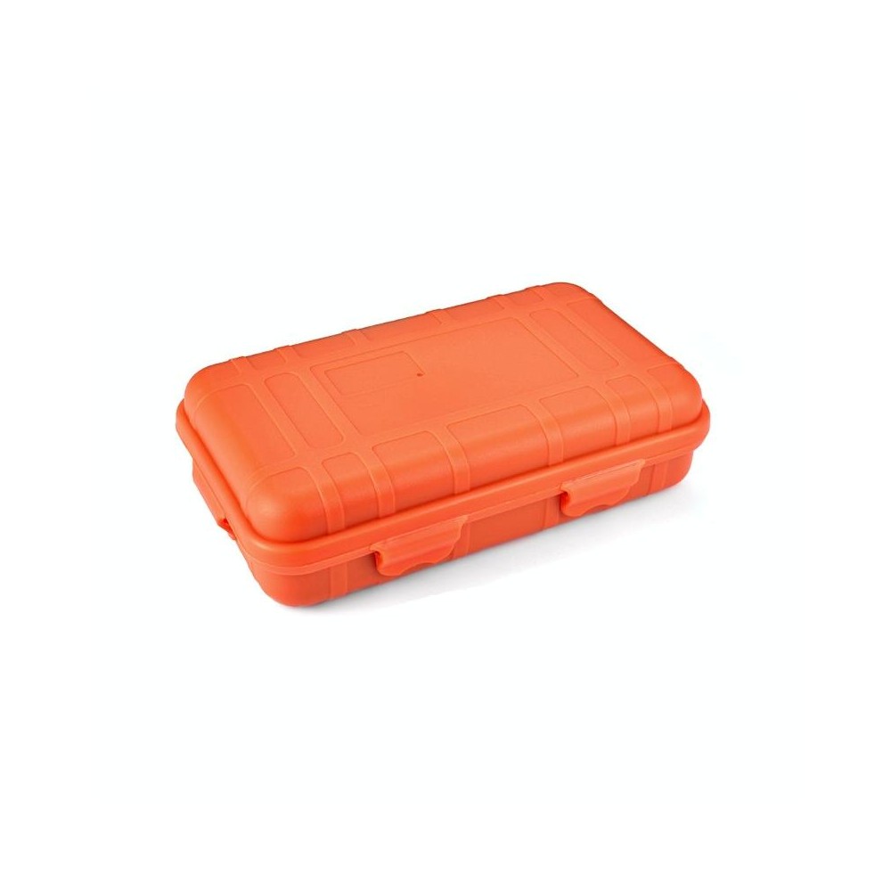 Large EDC Tool Outdoor Shockproof Waterproof Sealing Box Wild Survival Storage Box(Orange)