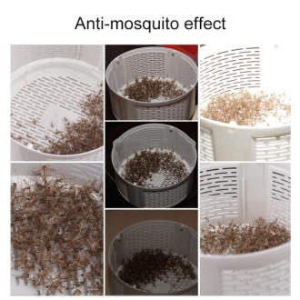 Household Mute Inhalation Photocatalyst USB Physical Mosquito Killer 365-White(USB Direct)