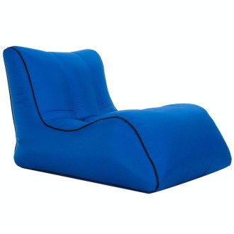 BB1803 Foldable Portable Inflatable Sofa Single Outdoor Inflatable Seat, Size: 70 x 60 x 55cm(Navy)