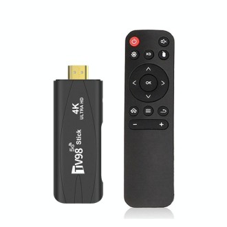 TV98 Rockchip 3228A Quad Core 4K HD Bluetooth Android TV Stick, RAM:2GB+16GB(US Plug)