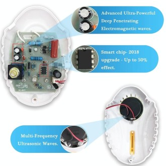 DC-9014 Household Multifunctional Ultrasonic Electronic Mosquito Repellent(EU Plug)