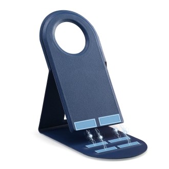 2 in 1 Vertical PU Magnetic Bracket for MagSafe Wireless Charger(Blue)