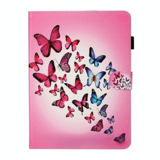 For iPad Pro 11 (2020) Colored Drawing Pattern Horizontal Flip PU Leather Tablet Case with Holder & Card Slot & Sleep / Wake-up 