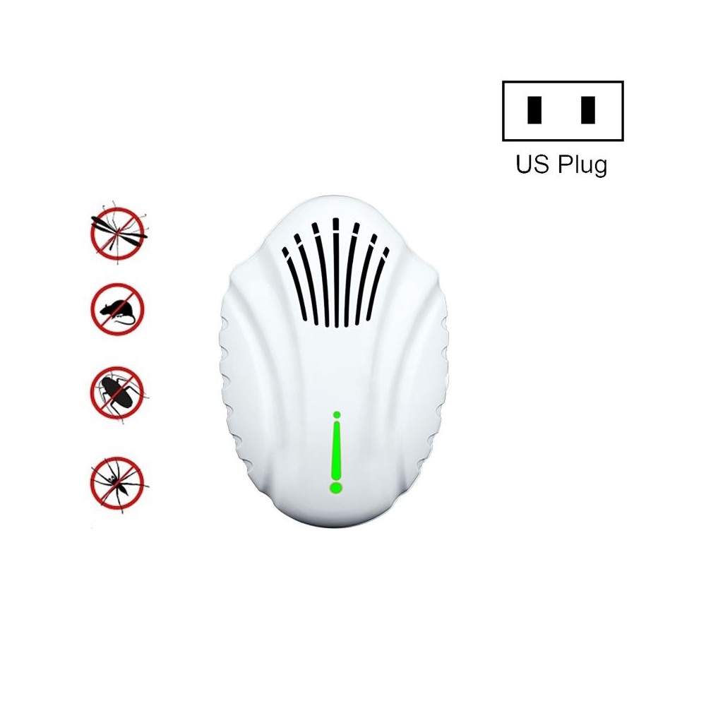 DC-9014 Household Multifunctional Ultrasonic Electronic Mosquito Repellent(US Plug)