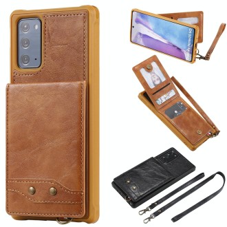 Vertical Flip Wallet Shockproof Back Cover Protective Case with Holder & Card Slots & Lanyard & Photos Frames For Samsung Galaxy