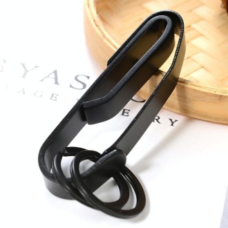 Key Clamp Belt Buckle Stainless Steel EDC Outdoor Buckle(Black)