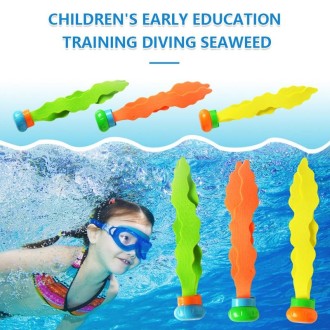 3PCS Small Seaweed Diving Swimming Pool Toys Children Summer Water Toys