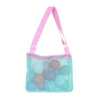 Children Shell Collection Bag Beach Toys Organizer Storage Bag(Green)