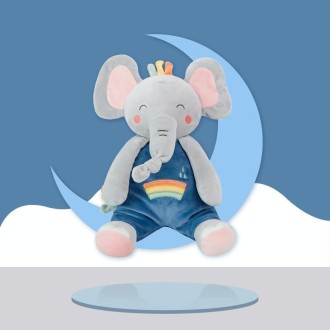 Cartoon Baby Sleep Comfort Dolls Importable Baby Plush Toys (Elephant Doll)