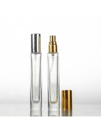 10 PCS Perfume Glass Bottle Transparent Glass Spray Empty Bottle Portable Sub-packing Travel Perfume Bottle, Capacity:10ml(Round