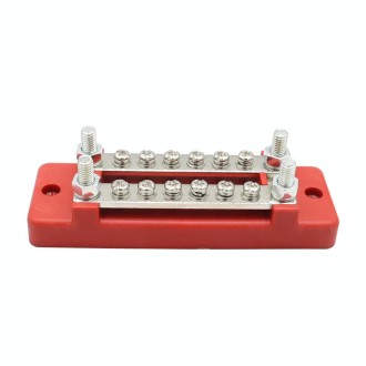 CP-3109-01 150A 12-48V RV Yacht Double-row 6-way Busbar(Red)