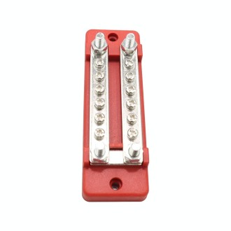 CP-3109-01 150A 12-48V RV Yacht Double-row 6-way Busbar(Red)