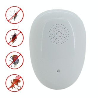 AC 90-250V Pest Control Insect Bugs Ultrasonic Mosquito Repellent Repeller Killer, UK Plug