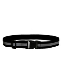 3 PCS Outdoor Adjustable Night Running And Cycling Reflective Waistband, Specification: 4cm Width(Black)