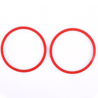 2 PCS Car Door Horn Trim Ring Decorative Sticker for Ford Mustang