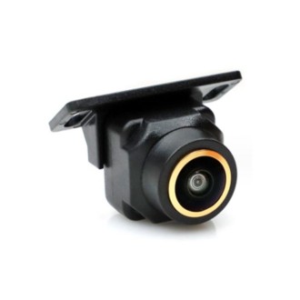 Car Universal HD Night Vision Rear View Reversing Three-Control Fisheye Camera, Style: AHD1080P Panoramic Gold Edge Interpolatio