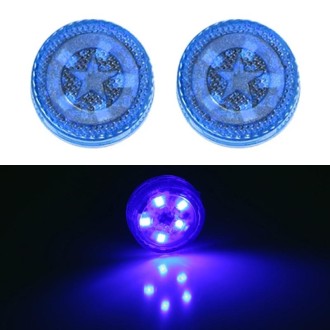 2 PCS Car Door Magnetic Warning Strobe Light Lamp(Blue Light)