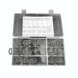 1200pcs /Set Boxed Car Bumper Broken Repair Welding Wire Nails