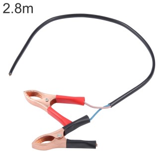 Car Crocodile Clip Charging Connection Cable, Cable Length:2.8m