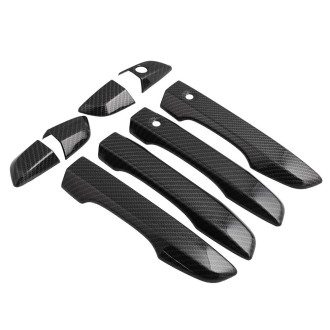 4 PCS Car Modified Carbon Door Handle Decoration for Honda Civic 2016-2020