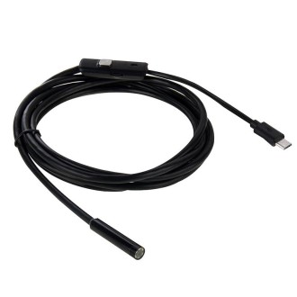 AN97 Waterproof Micro USB Endoscope Hard Tube Inspection Camera for Parts of OTG Function Android Mobile Phone, with 6 LEDs, Len