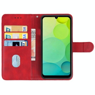 For Ulefone Note 6T Leather Phone Case(Red)