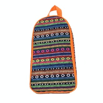 Outdoor BBQ Cookware Set Portable Storage Bag(Ethnic Style)