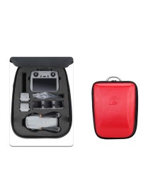 For DJI AIR 3 Hard Shell Storage Bag Portable Protective Backpack(Red)