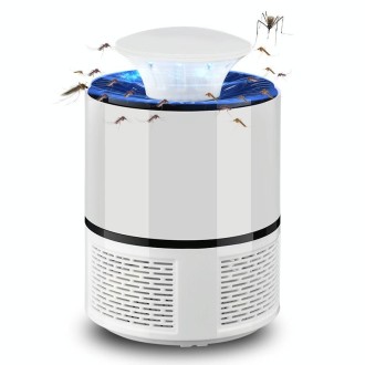 Household Mute Inhalation Photocatalyst USB Physical Mosquito Killer 365-White(USB)