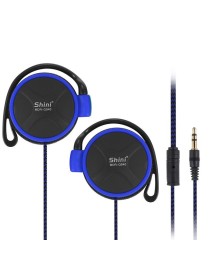 Shini Q940 3.5mm Super Bass EarHook Earphone for Mp3 Player Computer Mobile(Blue No Mic)