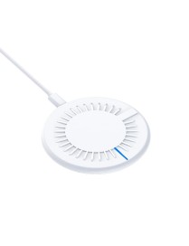 964 15W Round Shape Wireless Fast Charging(White)