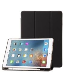 Clear Acrylic Leather Tablet Case For iPad Air 2 / Air / 9.7 2018 / 9.7 2017(Black)