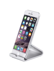 Exquisite Aluminium Alloy Desktop Holder Stand DOCK Cradle For iPhone, Galaxy, Huawei, Xiaomi, LG, HTC and 7 inch Tablet(Silver)