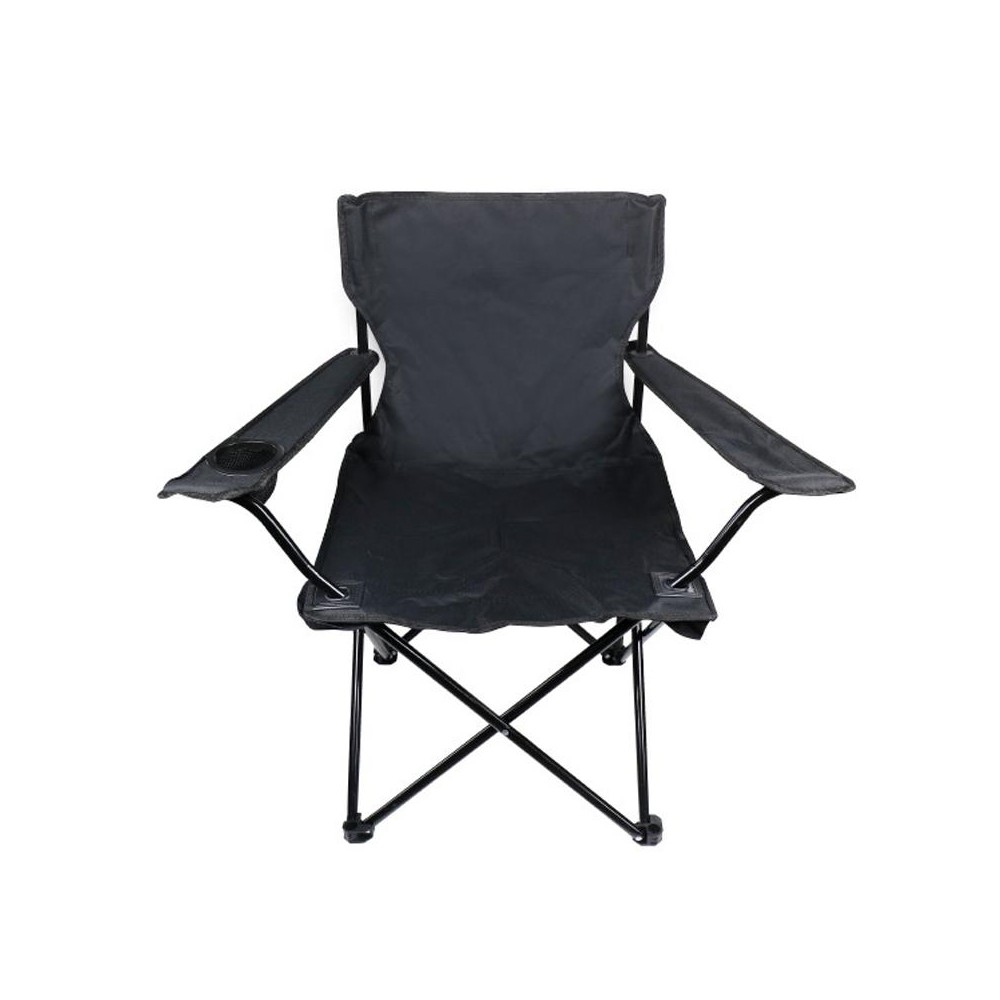 Casual Picnic Sketching Handrest Backrest Fishing Portable Beach Chair(Black)