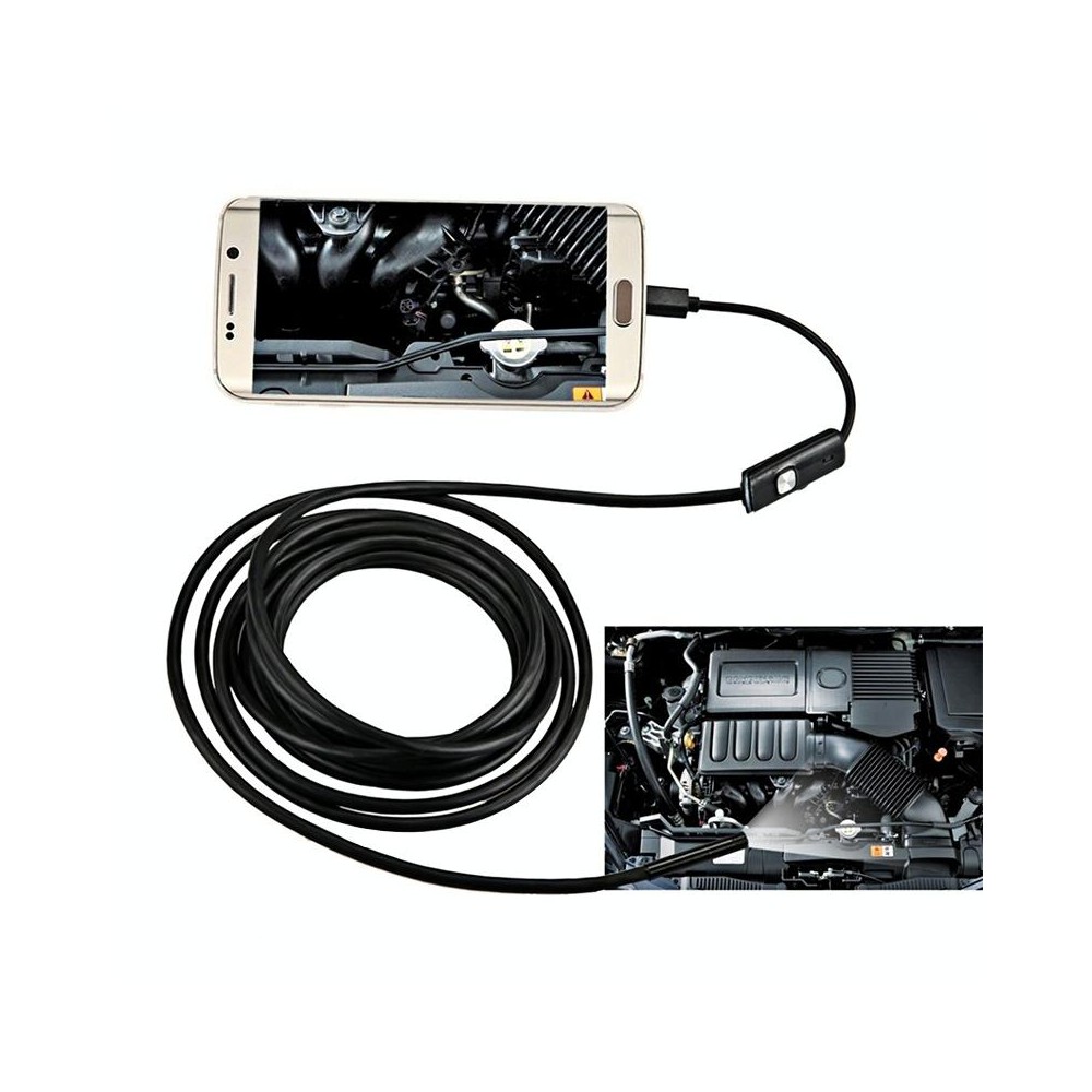 AN97 Waterproof Micro USB Endoscope Snake Tube Inspection Camera for Parts of OTG Function Android Mobile Phone, with 6 LEDs, Le