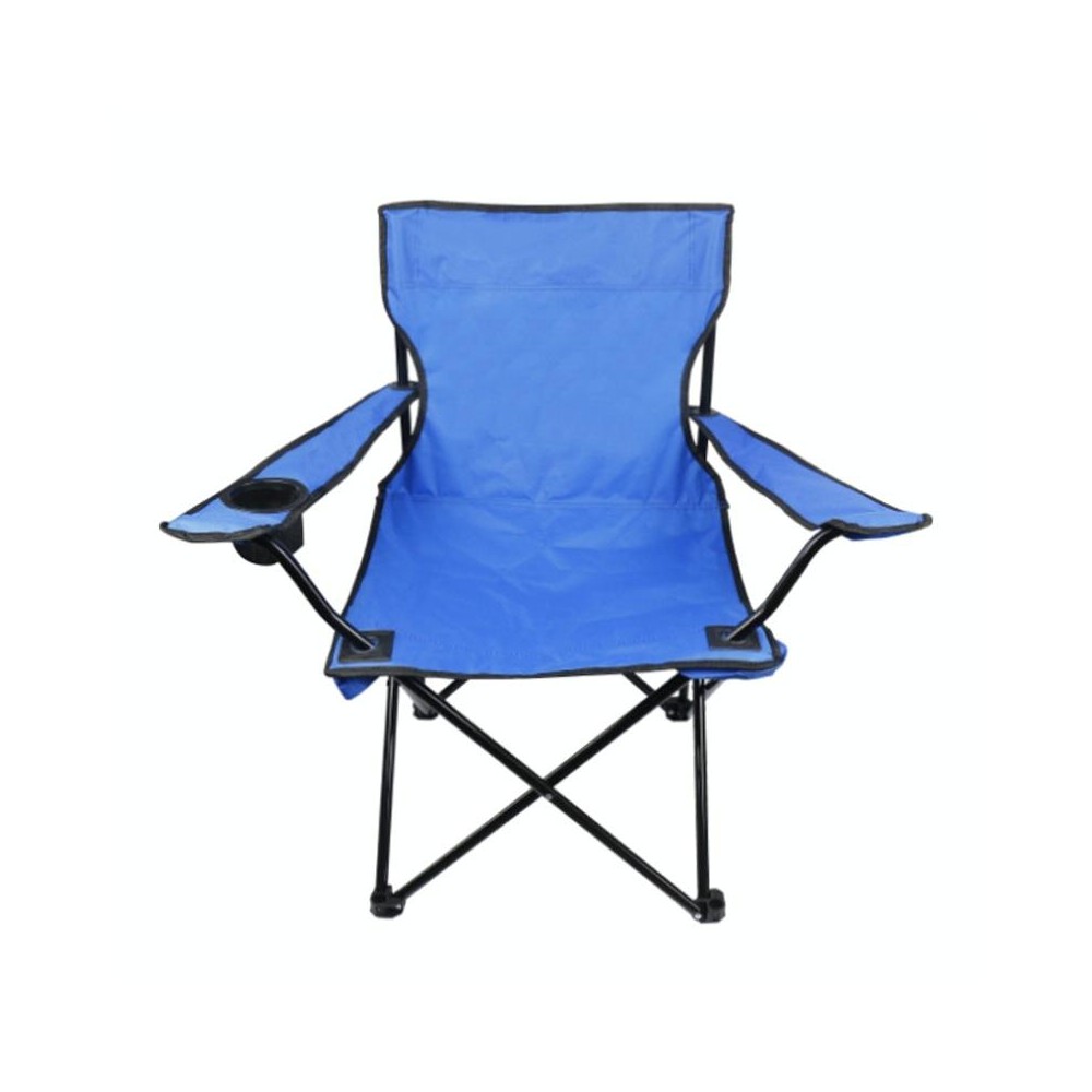 Casual Picnic Sketching Handrest Backrest Fishing Portable Beach Chair(Sapphire Blue)